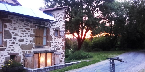 Vue du gite Le Mineur Paysan